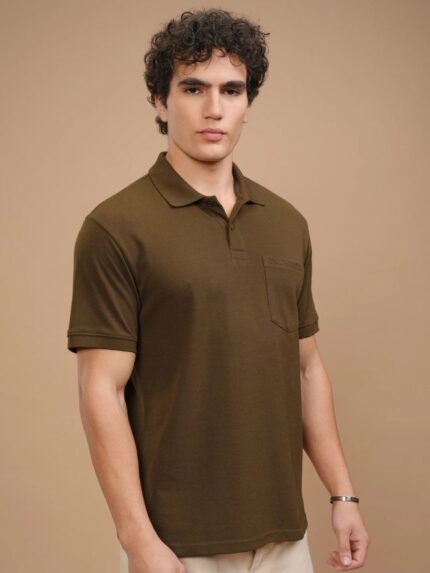 Men's polo Shirt -brown