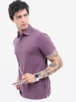 Men's polo Shirt -perple