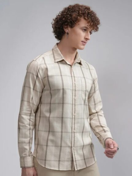 Men's Casual Shirt - Cream