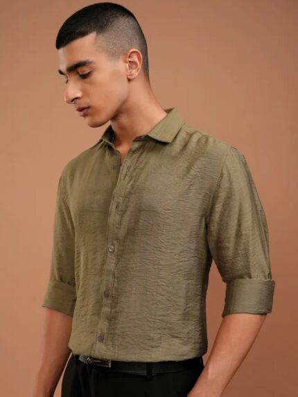 Men's Casual Shirt - Brown